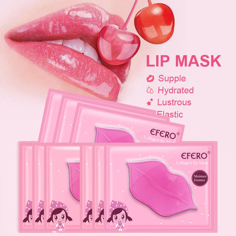 1PC Crystal Collagen Lip Mask Pads Patch for Lip Patches Moisturizing Exfoliating Lips Plumper Pump Essentials Lips Care TSLM2