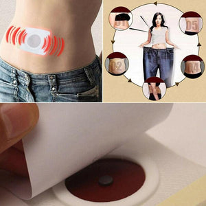 30Pcs/Lot Chinese Medicine Weight Loss Navel Sticker Magnetic Slim Detox Adhesive Sheet Fat Burning Slimming Diet Patch Pads