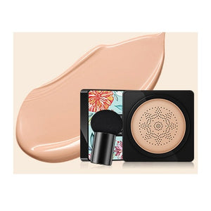 BB Air Cushion Foundation Korean Mushroom Head CC Cream Concealer Whitening Makeup Cosmetic Waterproof Brighten Face Base Tone M