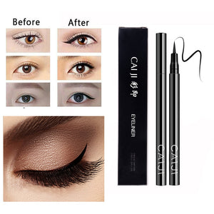 Liquid Eyeliner Black Waterproof Quick-drying Definer Durable Eyeliner Pencil Not blooming not easy to remove makeup TSLM1