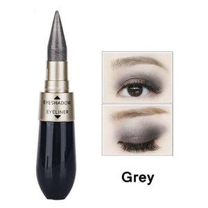 6Color Double-end Liquid Eyeshadow Pencil Waterproof Glitter Shimmer Eyeshadow Stick 2 In 1 Silver Pink Gold Eyeshadow Pen TSLM2