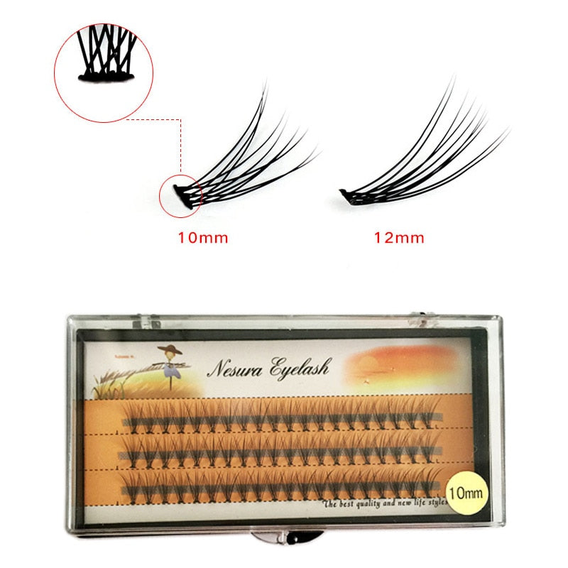 Bright Single Grafting Eyelash Eye Makeup False Individual Eyelashes  Fake Eye Lashes Makeup Extension Tools