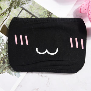 2 styles Kawaii Anti Dust mask Kpop Cotton Mouth Mask Cute Anime Cartoon Mouth Muffle Face Mask Emotiction Masque Kpop masks